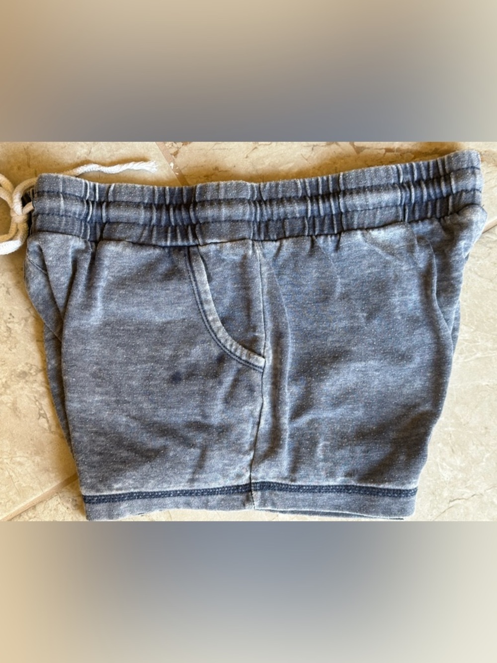 Boxercraft sweatpants shorts burnout blue medium pockets